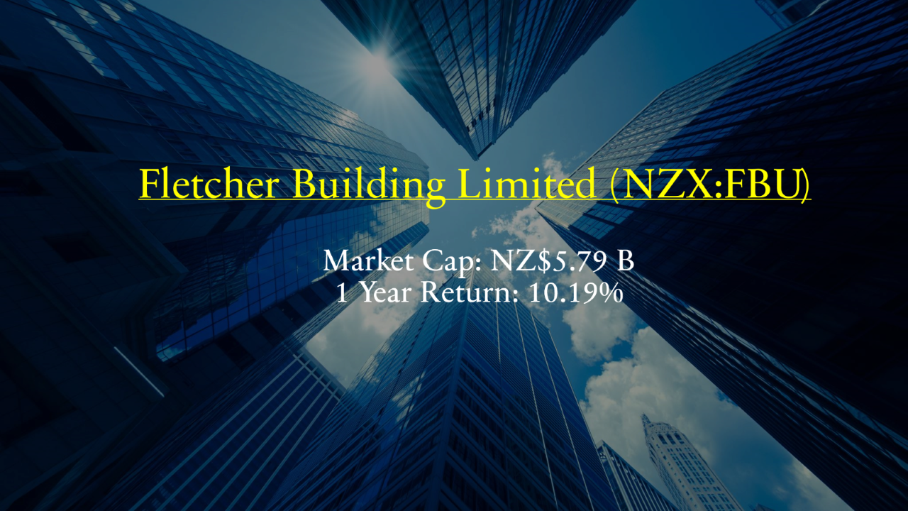 NZ infrastructure stock- FBU