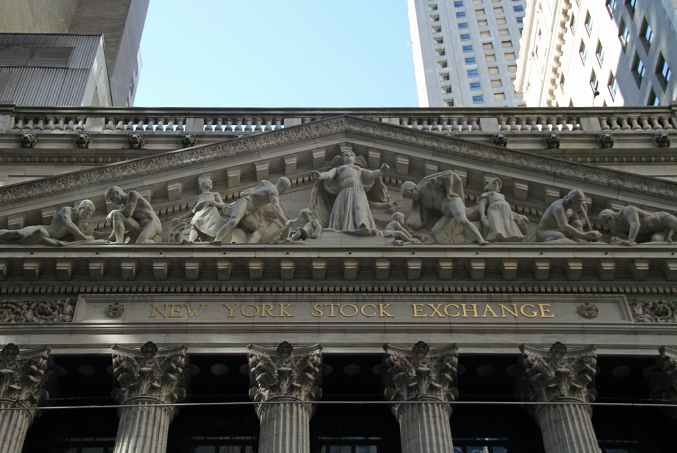 The NYSE Composite index surged 12.19% over the past 12 months.