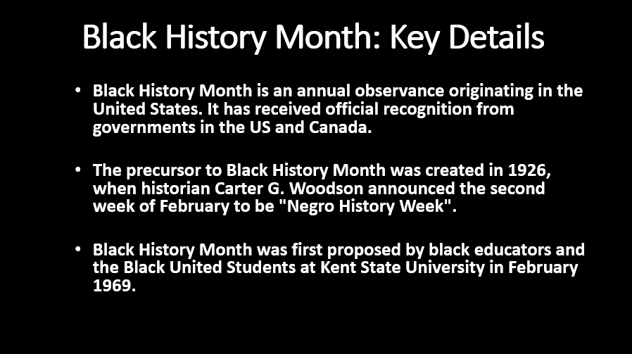 Black History Month