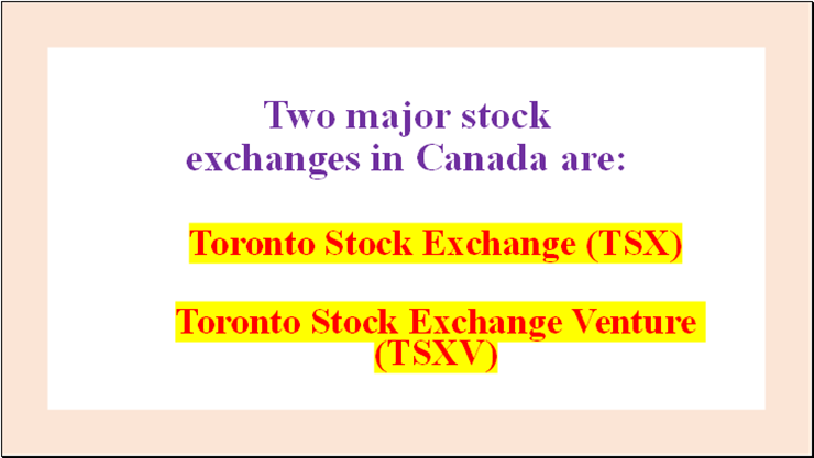 Stock exchanges in Canada