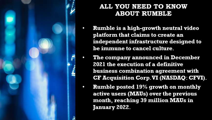 Rumble CFVI stock