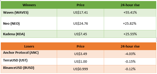 winners and losers in cryptocurrency trading