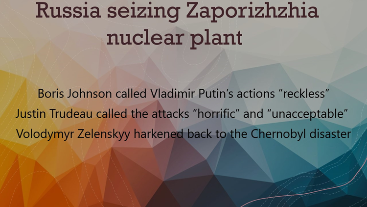 Russia seizing Zaporizhzhia nuclear plant 