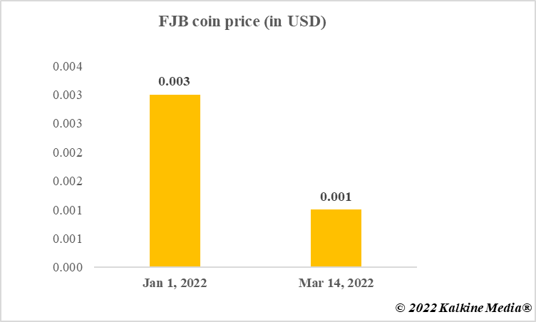 FJB coin price in 2022