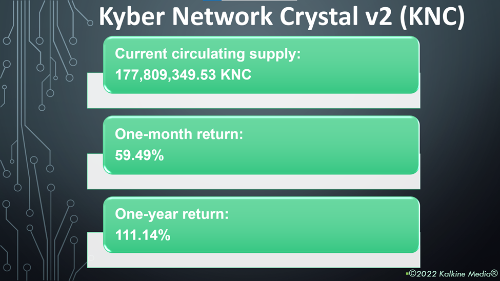 Kyber Network (KNC) crypto price and performance