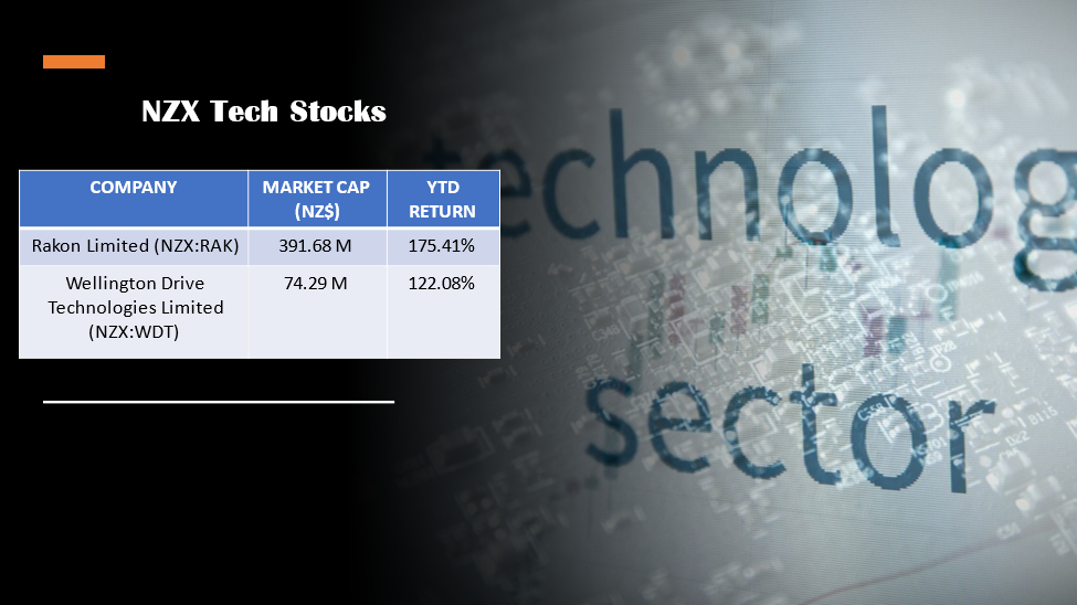 NZ tech stocks- RAK, WDT