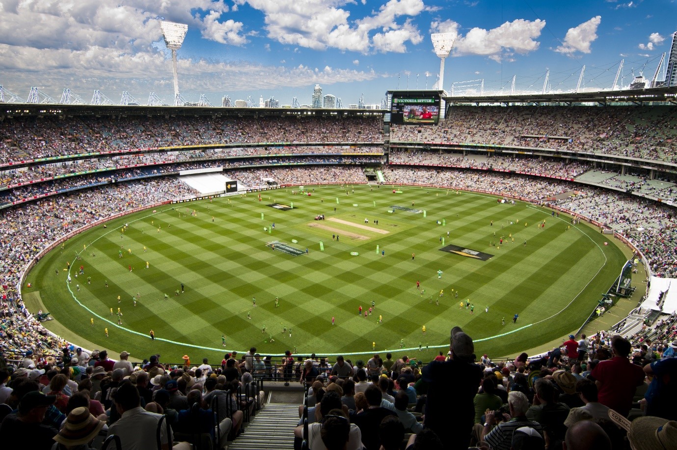 Crowd Cheering at Melbournce Cricket Ground
