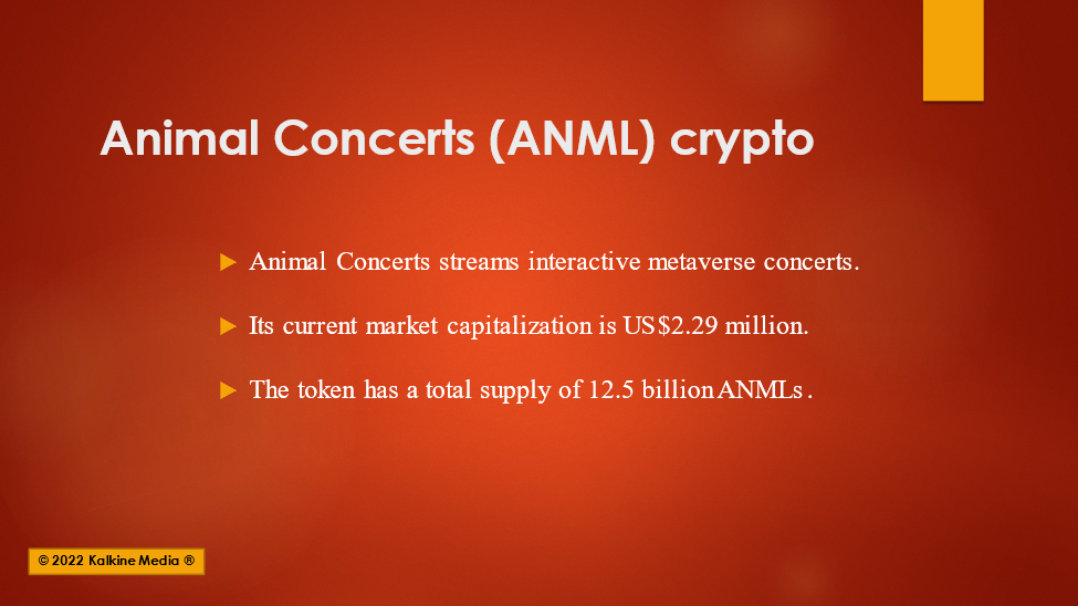 Animal Concert crypto ANML