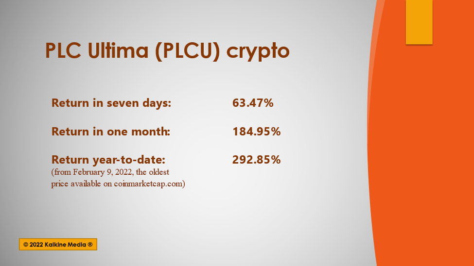 Why PLC Ultima (PLCU) crypto skyrocketed nearly 300% YTD?