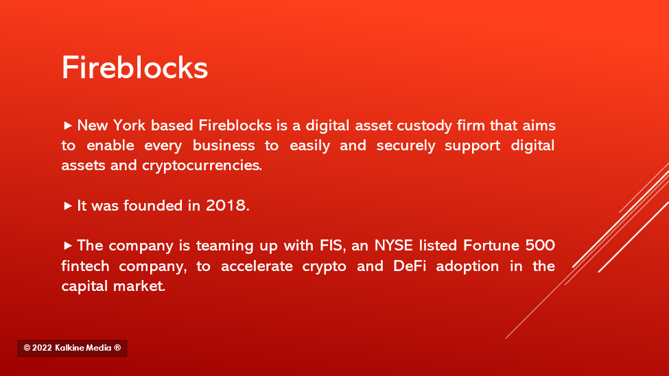 Fireblocks eyes major DeFi expansion in capital market, ties up with FIS