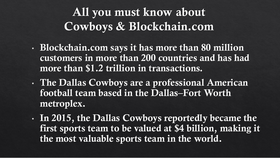 Cowboys crypto