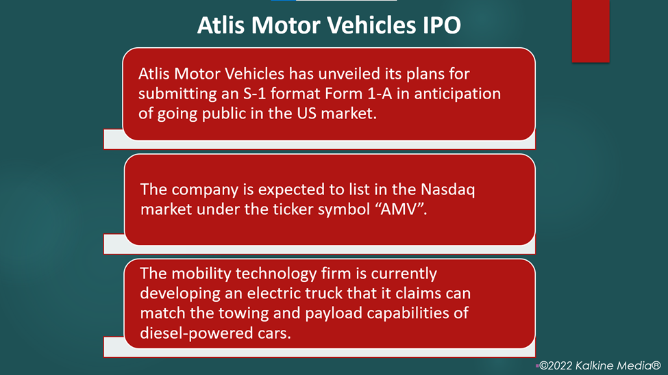 Atlis Motor Vehicles IPO