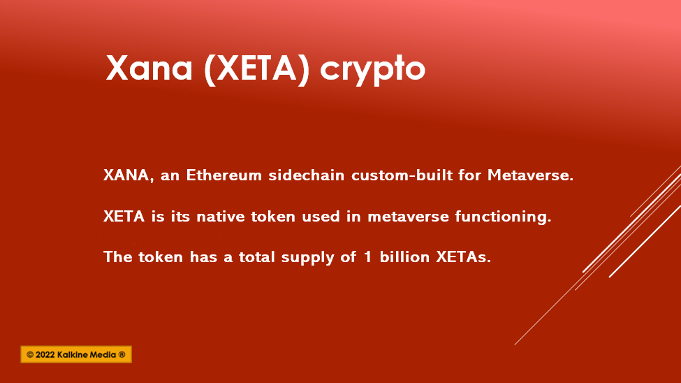 Xana (Xeta)-Kryptodetails 