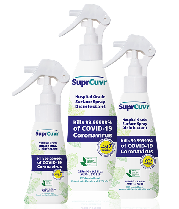 SuprCuvr is available in three different sizes