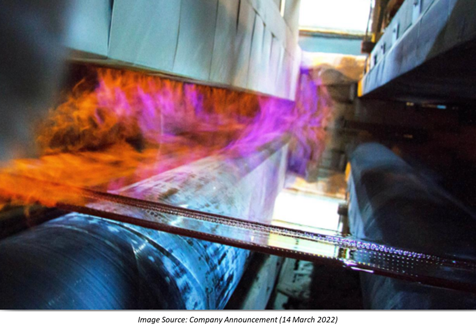 Glass manufacturing industry