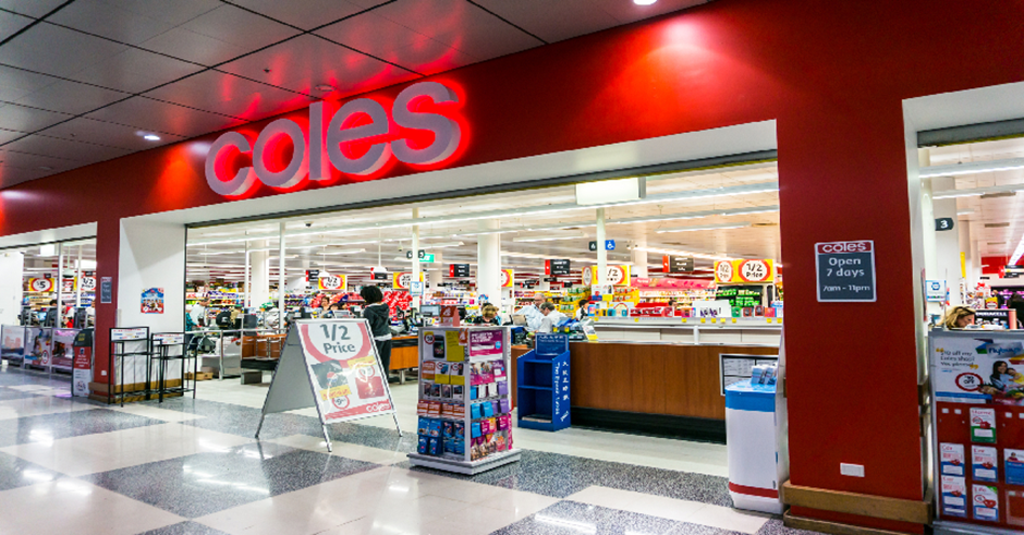 WES, WOW, COL, EDV share price
