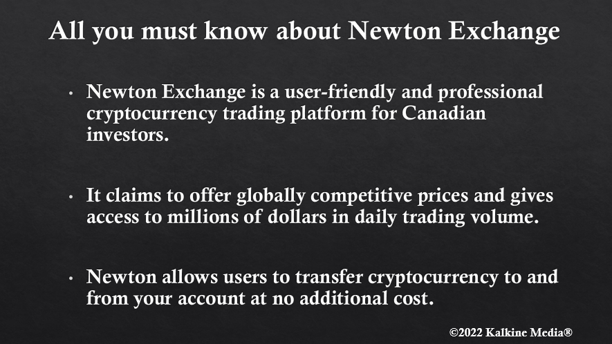 Newton crypto exchange