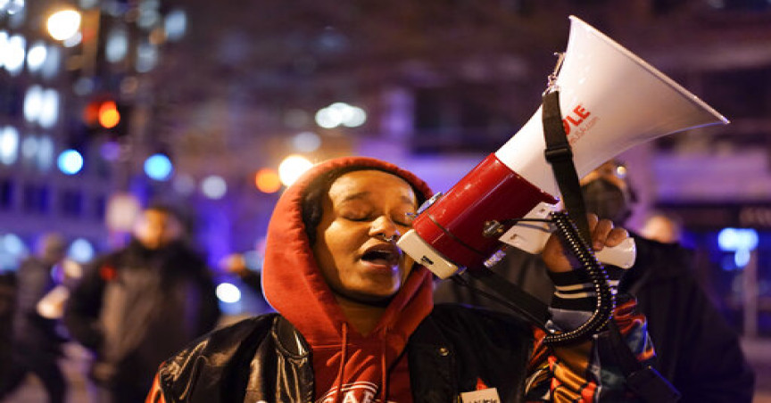 A dozen people gathered across from a police precinct in chicago in freezing temperatures friday evening to protest the killing of tyre nichols, . Tyre Nichols' brutal beating by police shown on video
