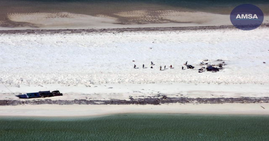 Stranded fishermen