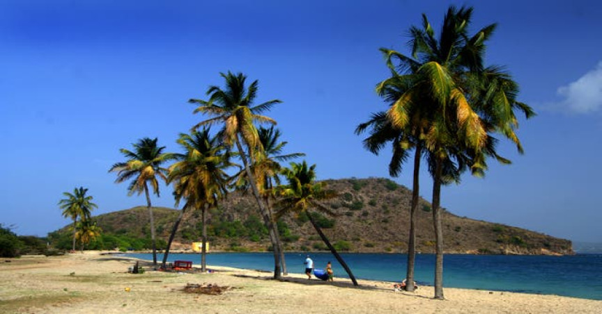 A beach at St Kitts 
