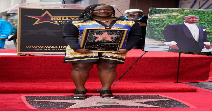 Tupac Shakur honored with posthumous star on Hollywood Walk of Fame