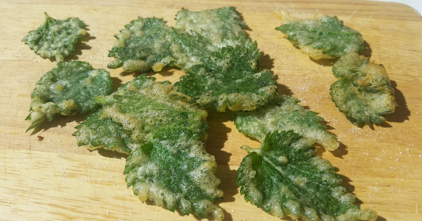 Nettle tempura 