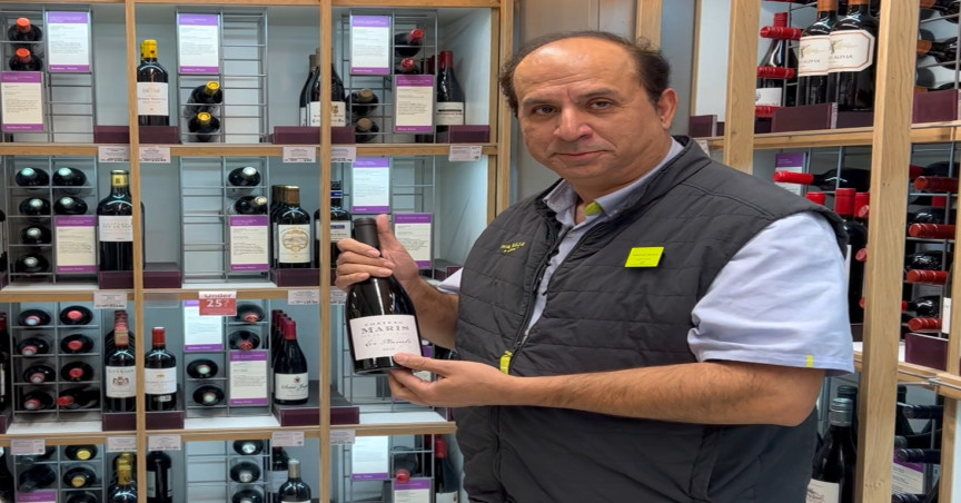 Faid recently attend a wine training course