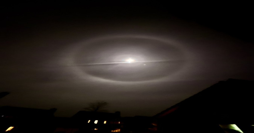 Ring around Moon