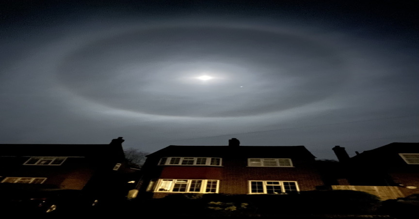 Ring around Moon