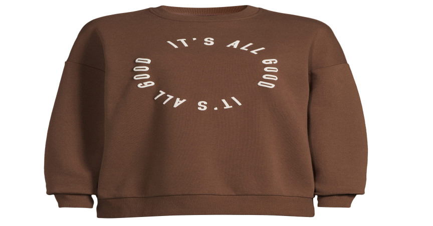 Very Everyday Its All Good Longline Slogan Sweatshirt