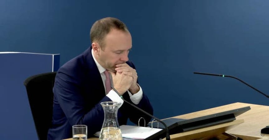 Former health secretary Matt Hancock gave a full day of evidence at the inquiry into the pandemic (UK Covid-19 Inquiry/PA)
