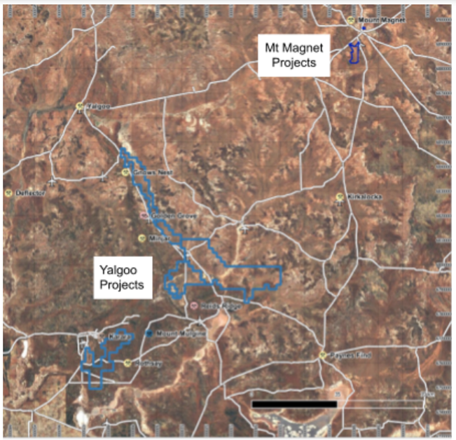 Project areas flown with EPR survey