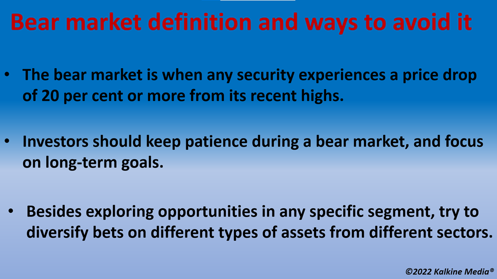 What is bear market and how to invest in that period?