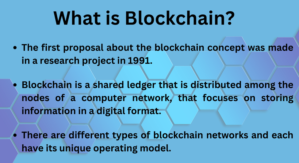 Definition of blockchain technology