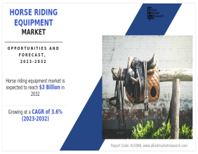 Horse Riding Equipment Market Revenue to Boost Cross $3 Billion by 2032, At a Booming 3.6% Growth Rate by 2032