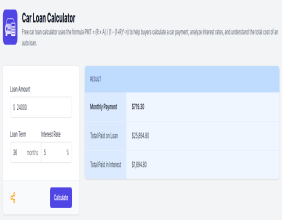 Calculator.io Unveils Car Loan Calculator for Simplified Financial Planning