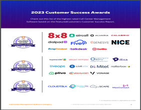 The Top Call Center Management Software Vendors According to the FeaturedCustomers Winter 2023 Customer Success Report