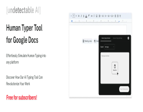 New Auto Typer Tool To Simulate Realistic Typing In Google Docs Released