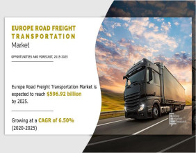 Europe Road Freight Transport Market to Hit USD 596.92 Billion by 2025, with a 6.5% CAGR | Allied Market Research