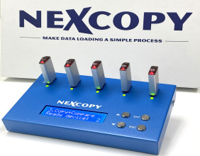 Portable USB Duplicator available from Nexcopy USB104SA