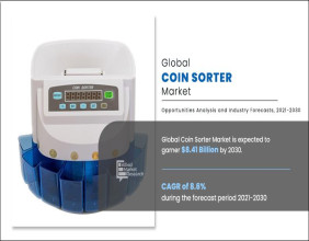 Coin Sorter Market 2021-2030: Size, Share ($8.41 billion), Industry Trends, Top Companies, Report