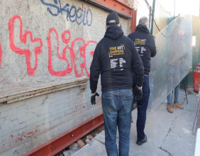Fine Art Shippers Supervised the Relocation of Banksy’s “Ghetto 4 Life” from NY to CT