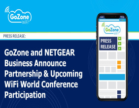 GoZone and NETGEAR Business Announce Partnership & Upcoming WiFi World Conference Participation