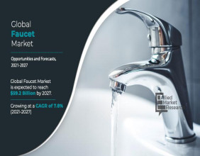 Faucet Market is likely to grow at a CAGR of 7.8% through 2027, reaching US$ 59.2 billion