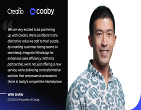 Creatio Announces Partnership with Cooby to Reshape the Way WhatsApp is Used for Customer Engagement