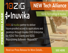 Inuvika & 10ZiG Announce Future-Proofed Application and Desktop Access with New Partnership via May Webinar