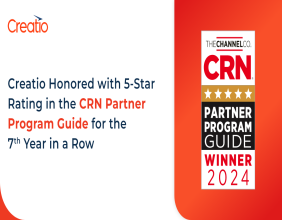 Creatio Honored with 5-Star Rating in the CRN Partner Program Guide for the 7th Year in a Row