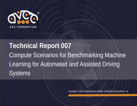 AVCC Releases a New Report on Compute Scenarios for Benchmarking Machine Learning for Automated/Assisted Driving Systems