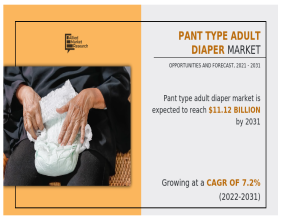 Pant Type Adult Diaper Market Poised for Remarkable Growth, to Surpass USD 11.12 billion by 2031