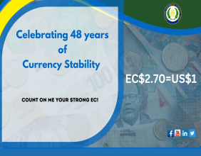 ECCB Commemorates 48 Years of EC Dollar Peg